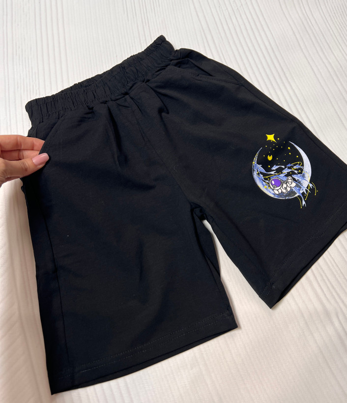 ست کودک وارداتی تیشرت شلوارک فضانورد نخ پنبه کیفیت بالا ۲تا۸سال کد۲۲۷