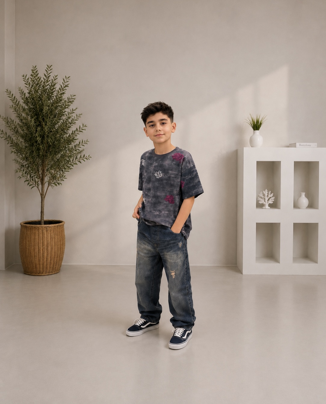 تیشرت وارداتی اسپرت نخ پنبه کیفیت بالا سایز ۵تا ۱۲سال کد۲۳۱